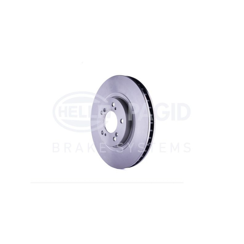 Disco freno asse anteriore - HELLA BRAKE