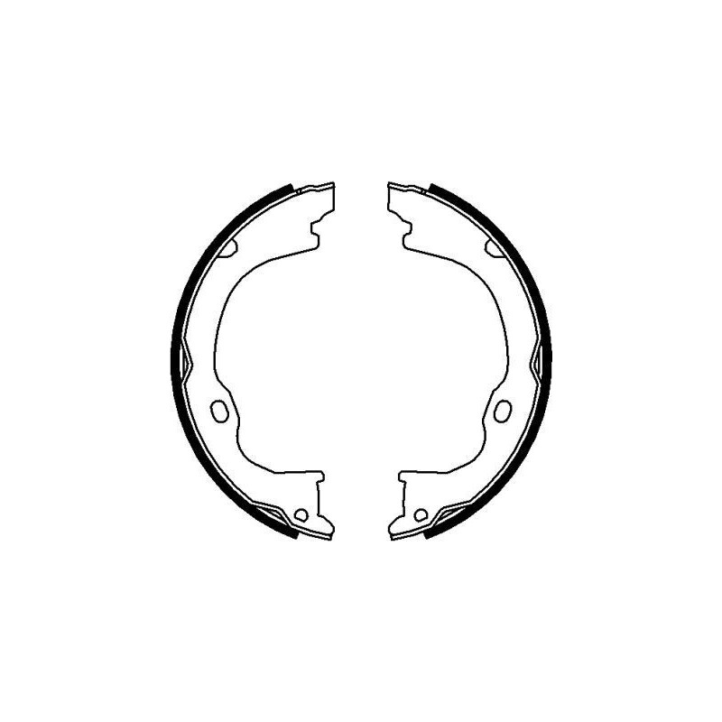 Ganasce freno - HELLA BRAKE