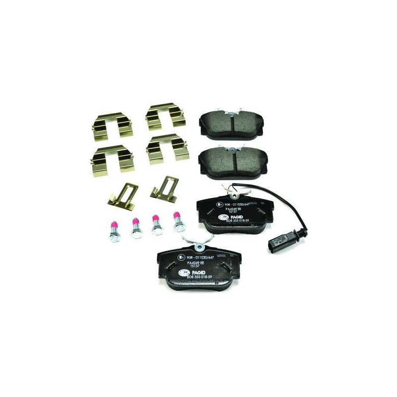 Pastiglie freno asse posteriore - HELLA BRAKE