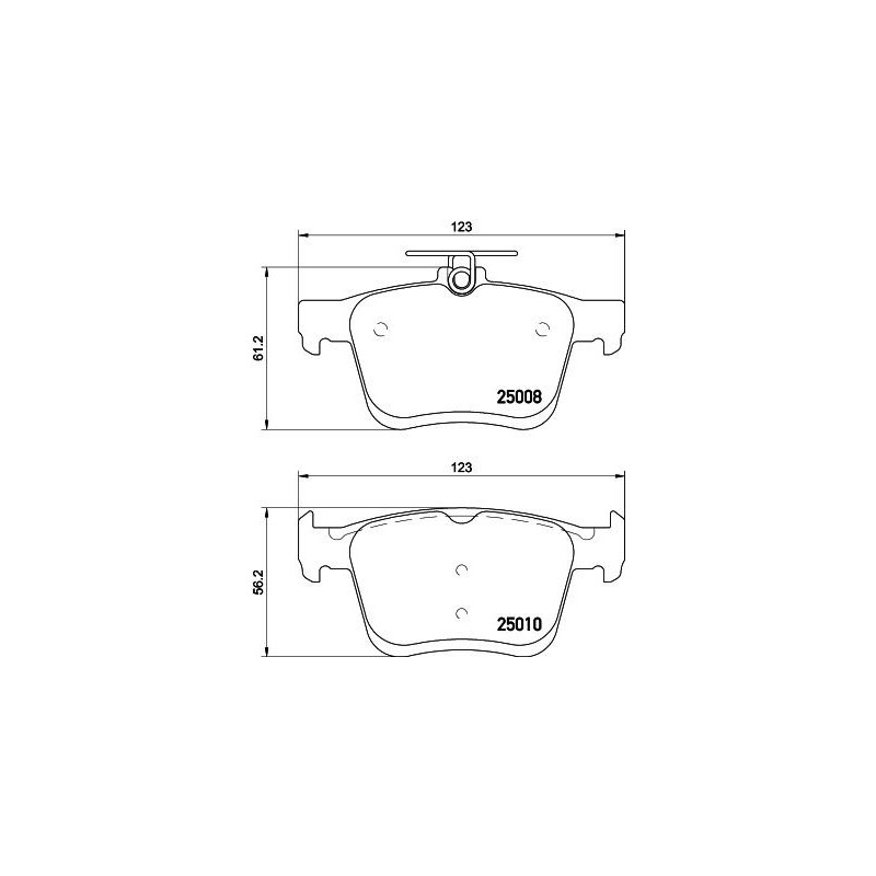 Pastiglie freno asse posteriore - HELLA BRAKE