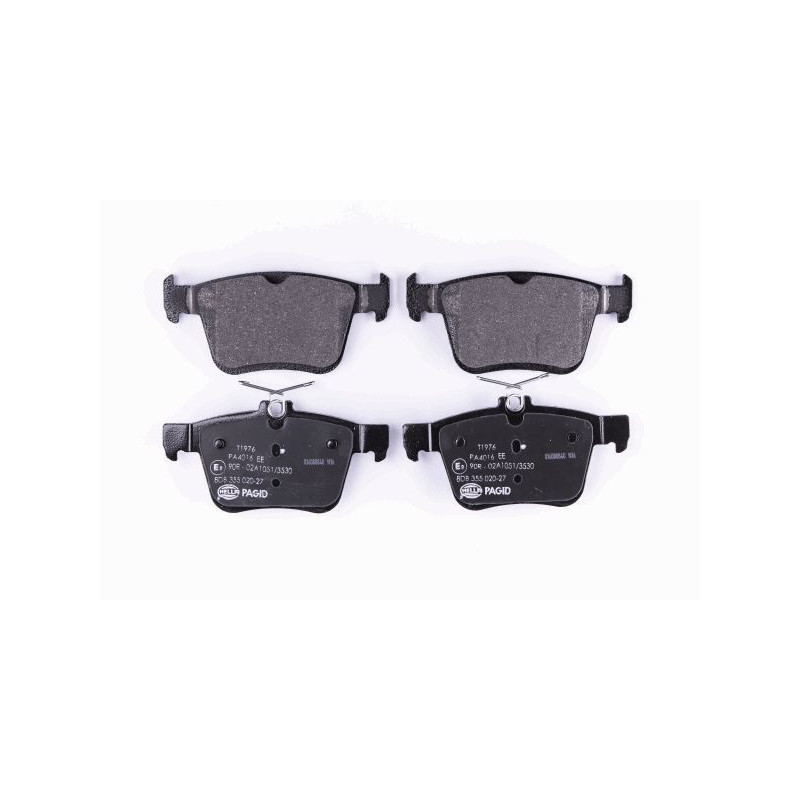 Pastiglie freno asse posteriore - HELLA BRAKE