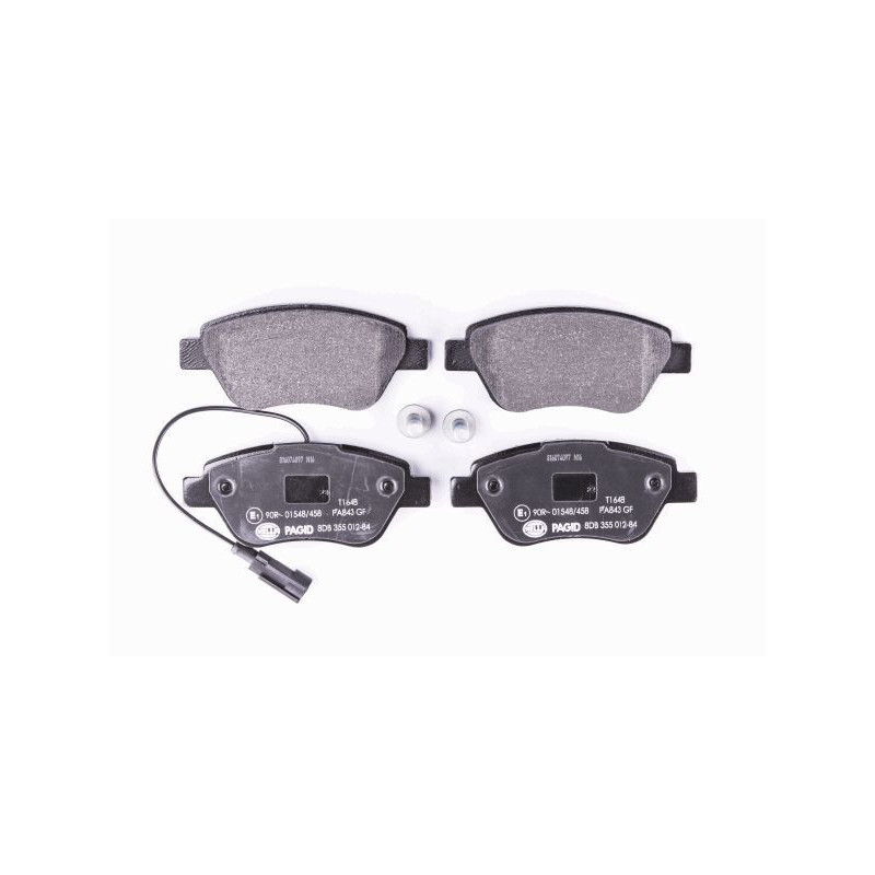 Pastiglie freno asse anteriore - HELLA BRAKE