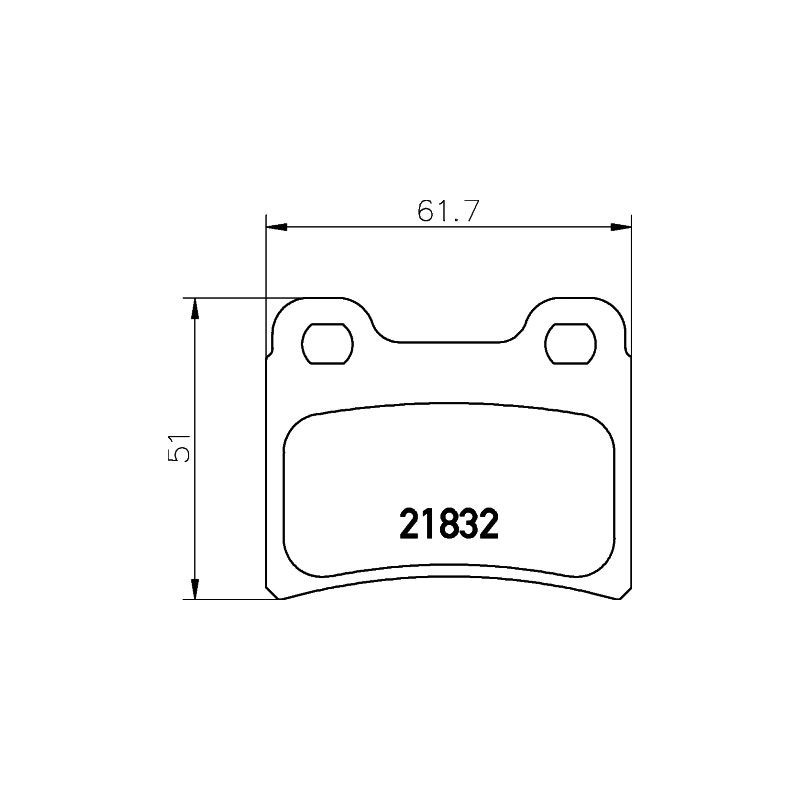 Pastiglie freno asse posteriore - HELLA BRAKE