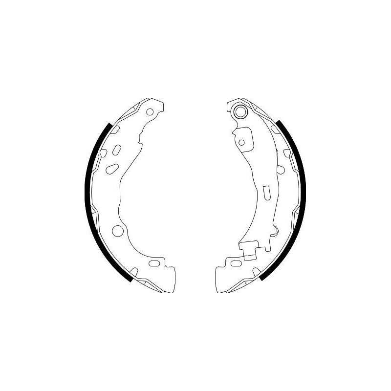 Ganasce freno - HELLA BRAKE