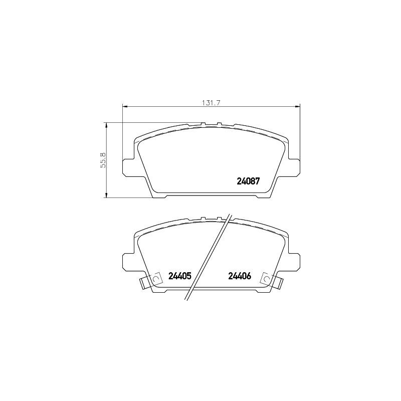 Pastiglie freno asse anteriore - HELLA BRAKE