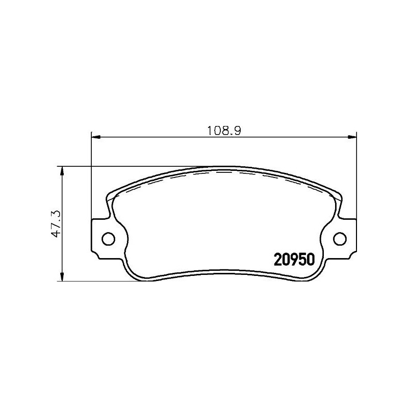 Pastiglie freno asse anteriore - HELLA BRAKE