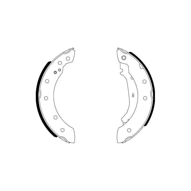 Ganasce freno - HELLA BRAKE