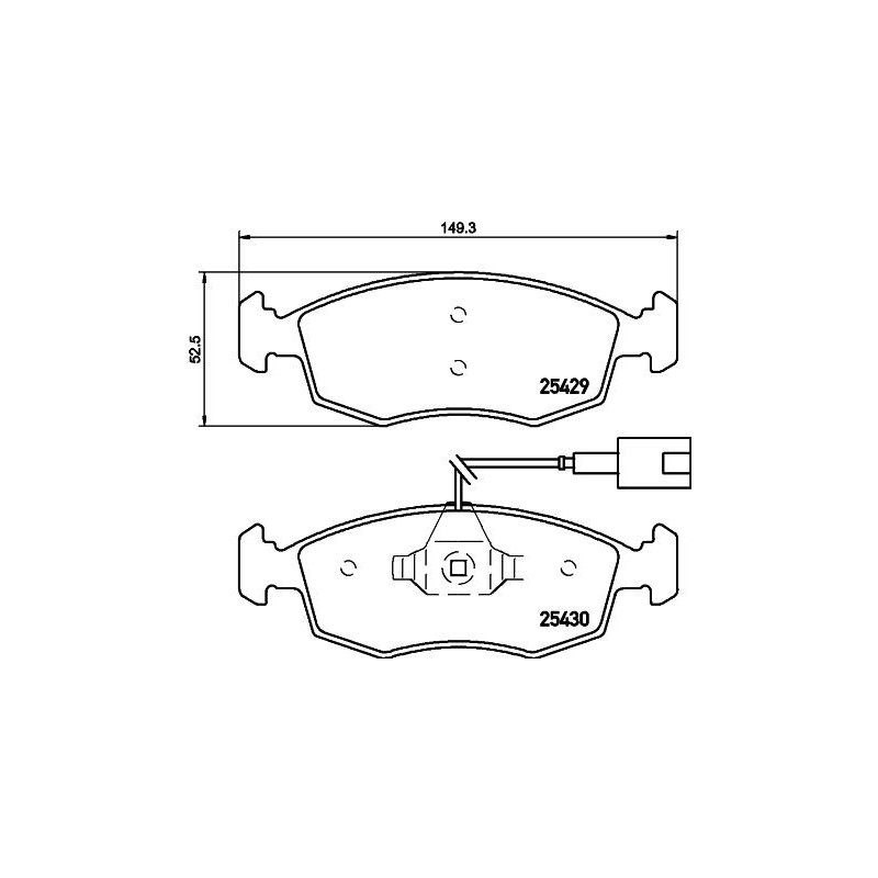 Pastiglie freno asse anteriore - HELLA BRAKE