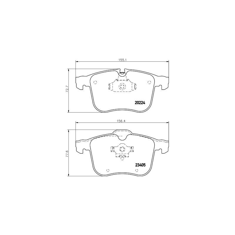 Pastiglie freno asse anteriore - HELLA BRAKE