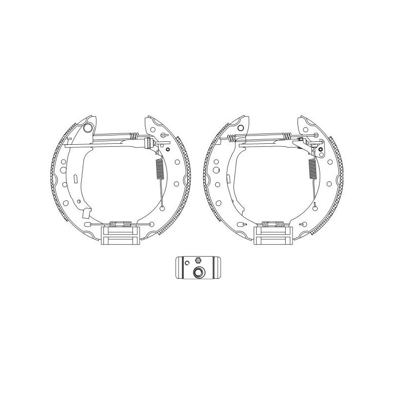 Ganasce freno - HELLA BRAKE