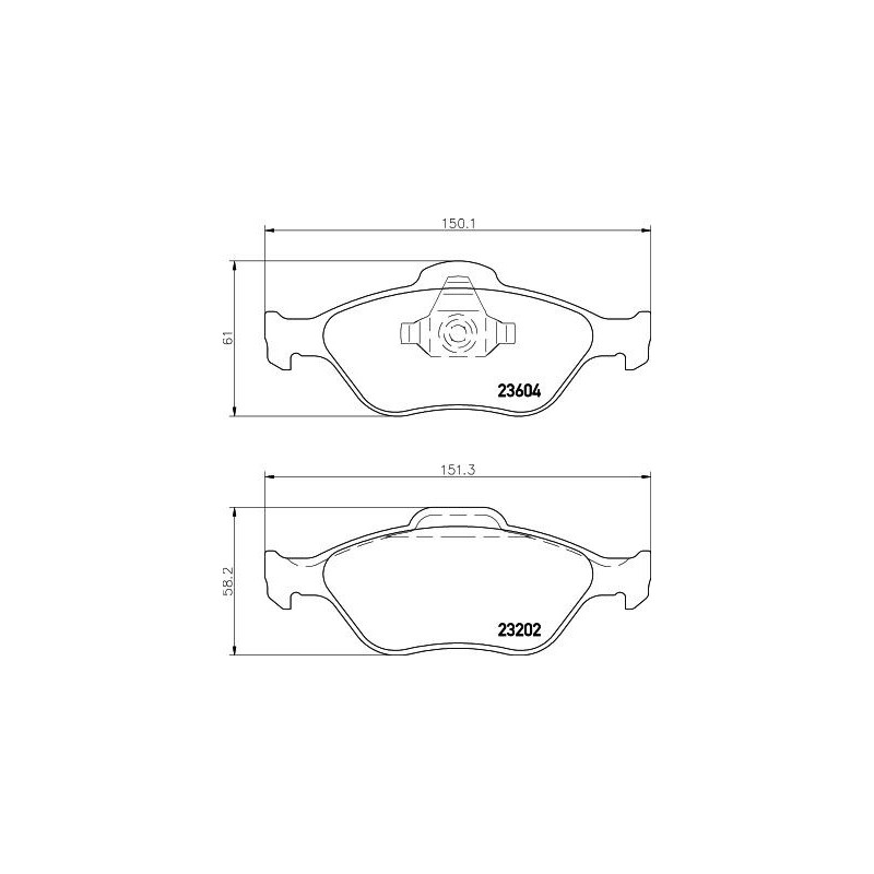 Pastiglie freno asse anteriore - HELLA BRAKE