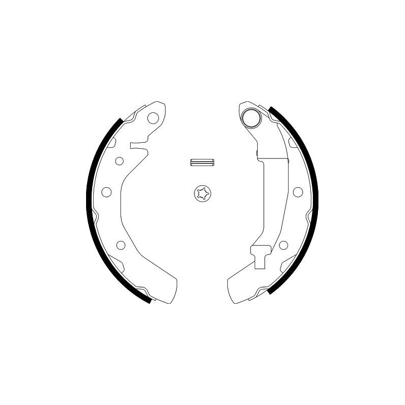 Ganasce freno - HELLA BRAKE