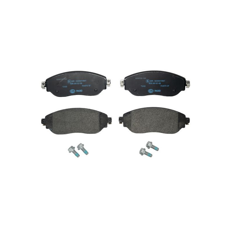 Pastiglie freno asse anteriore - HELLA BRAKE