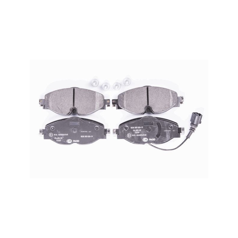 Pastiglie freno asse anteriore - HELLA BRAKE