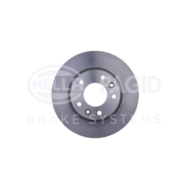 Disco freno asse anteriore - HELLA BRAKE