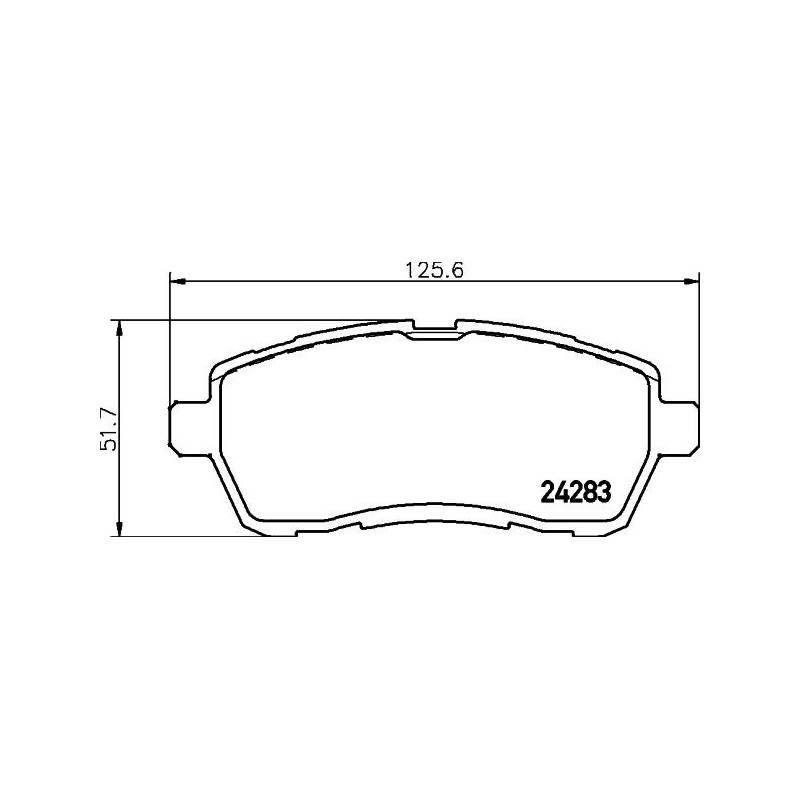 Pastiglie freno asse anteriore - HELLA BRAKE