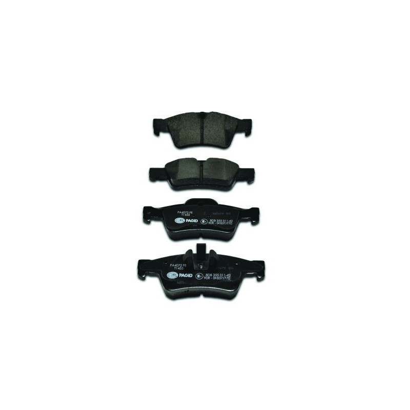 Pastiglie freno asse posteriore - HELLA BRAKE