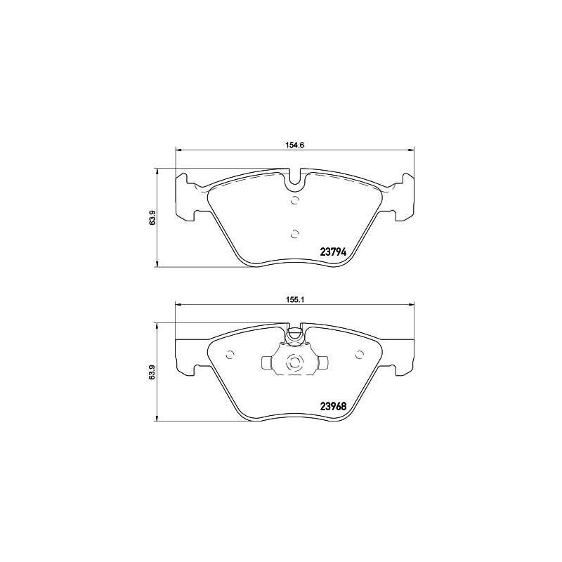 Pastiglie freno asse anteriore - HELLA BRAKE