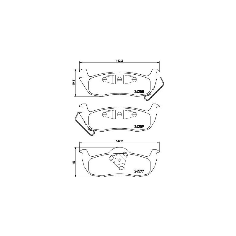Pastiglie freno asse posteriore - HELLA BRAKE