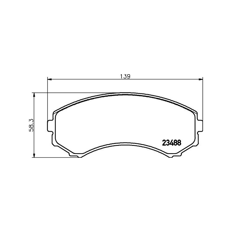 Pastiglie freno asse anteriore - HELLA BRAKE