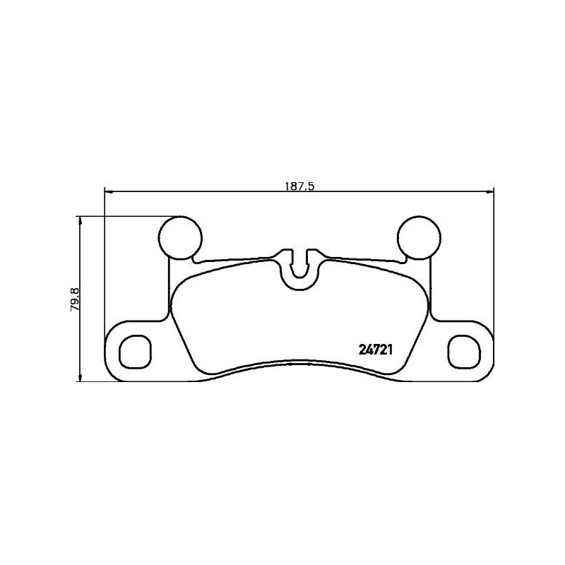 Pastiglie freno asse posteriore - HELLA BRAKE