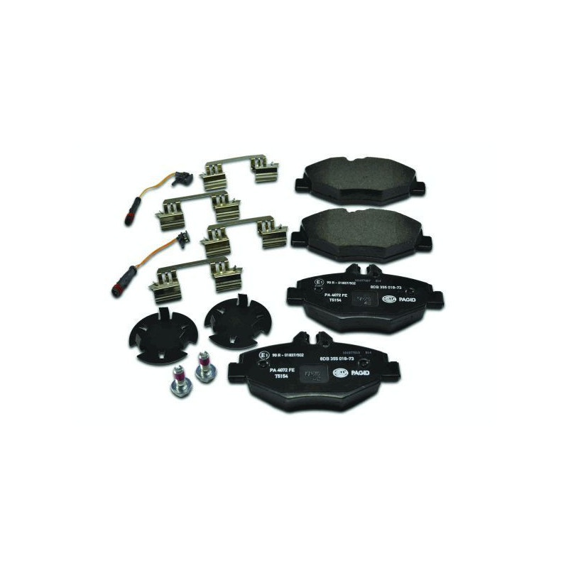 Pastiglie freno asse anteriore - HELLA BRAKE