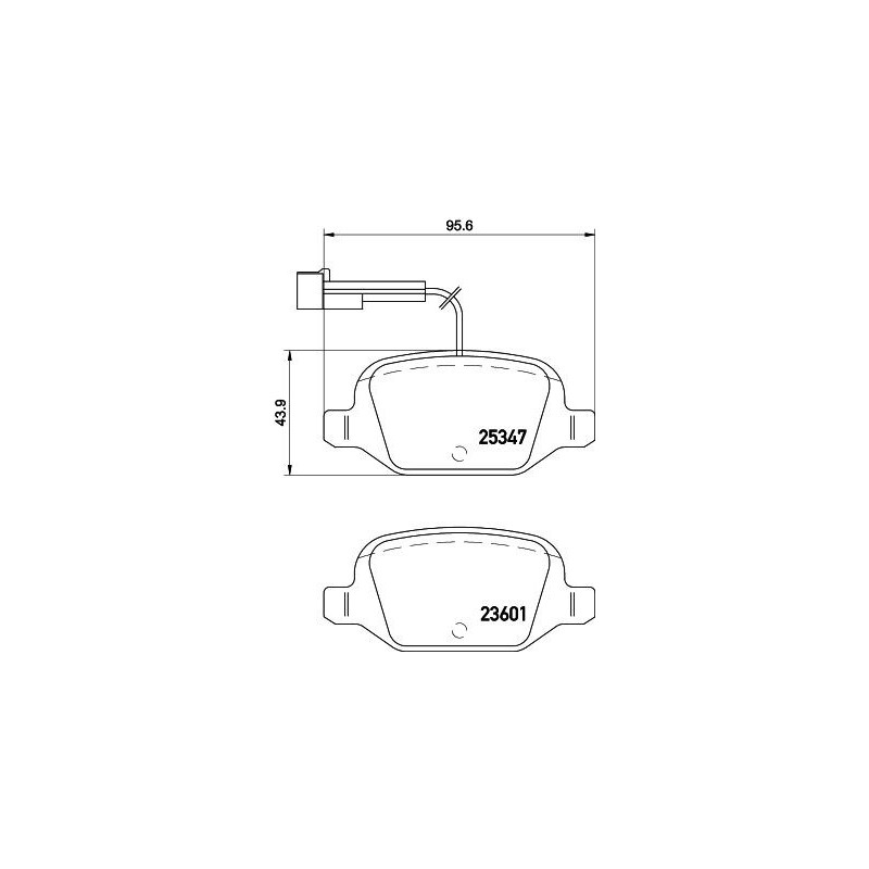 Pastiglie freno asse posteriore - HELLA BRAKE