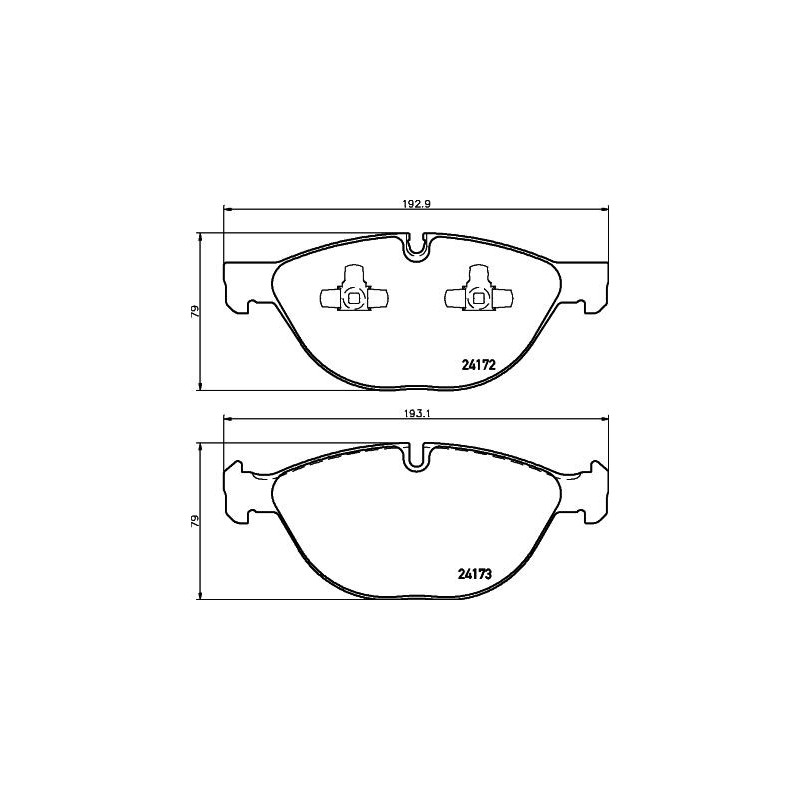 Pastiglie freno asse anteriore - HELLA BRAKE