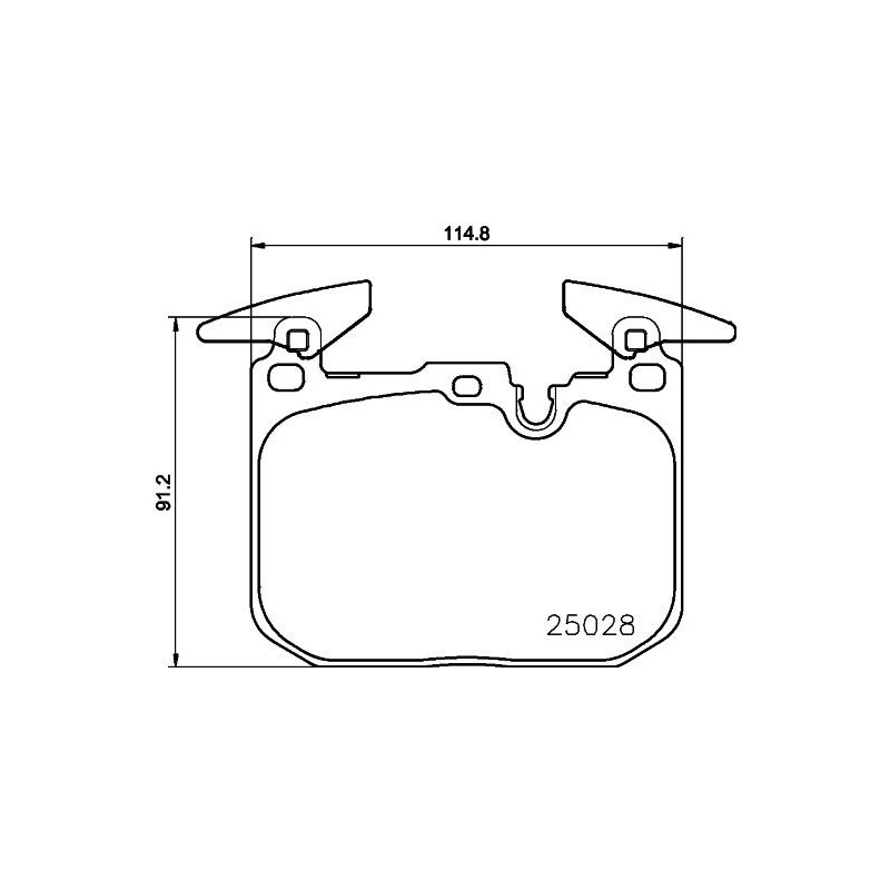 Pastiglie freno asse anteriore - HELLA BRAKE