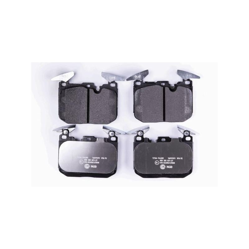 Pastiglie freno asse anteriore - HELLA BRAKE