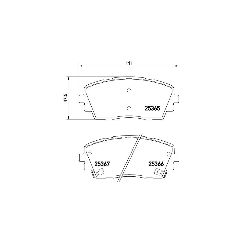 Pastiglie freno asse anteriore - HELLA BRAKE