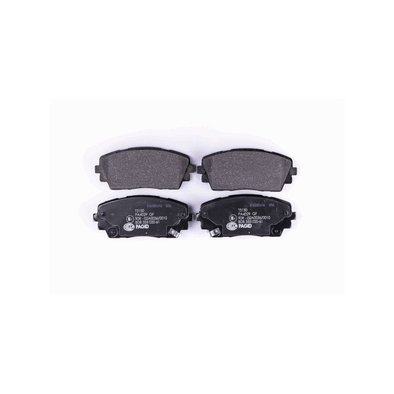 Pastiglie freno asse anteriore - HELLA BRAKE