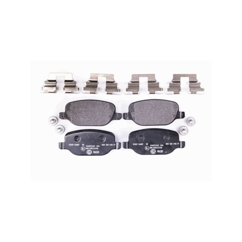 Pastiglie freno asse posteriore - HELLA BRAKE