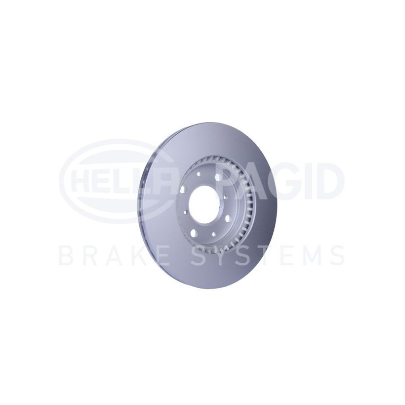Disco freno asse anteriore - HELLA BRAKE