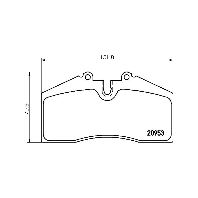 Pastiglie freno asse anteriore - HELLA BRAKE