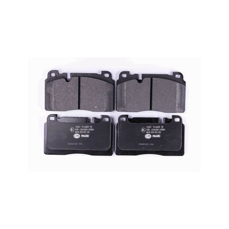 Pastiglie freno asse anteriore - HELLA BRAKE