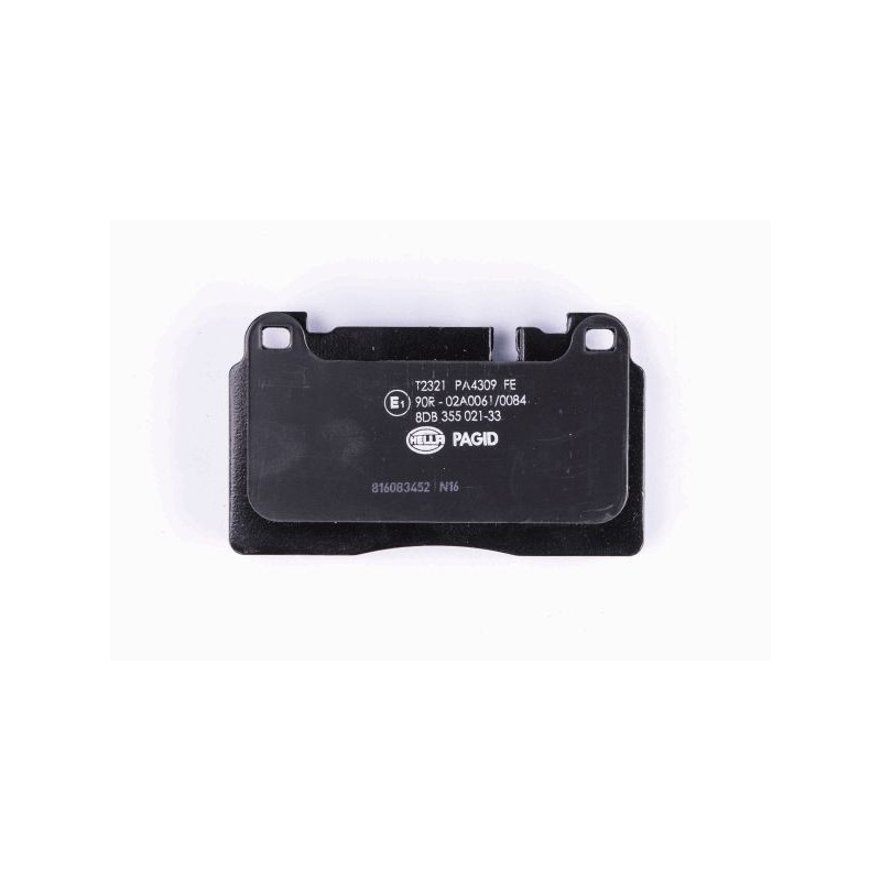 Pastiglie freno asse anteriore - HELLA BRAKE