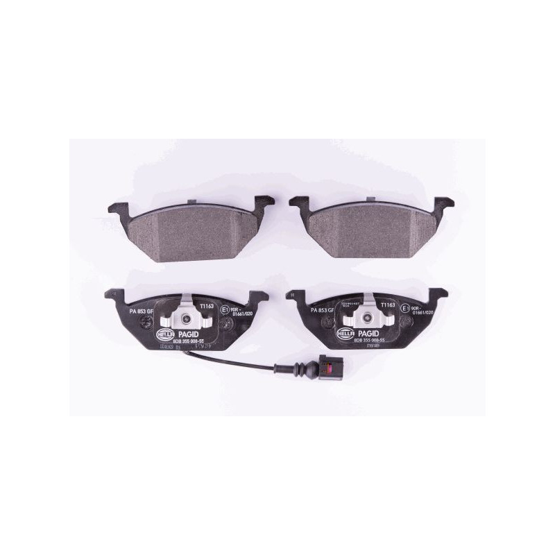 Pastiglie freno asse anteriore - HELLA BRAKE