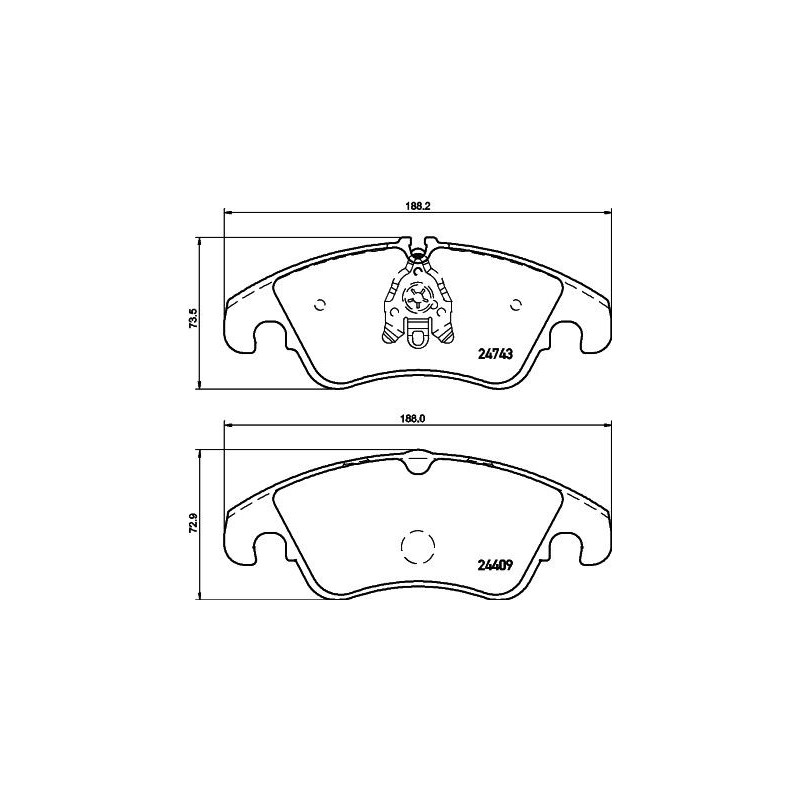 Pastiglie freno asse anteriore - HELLA BRAKE