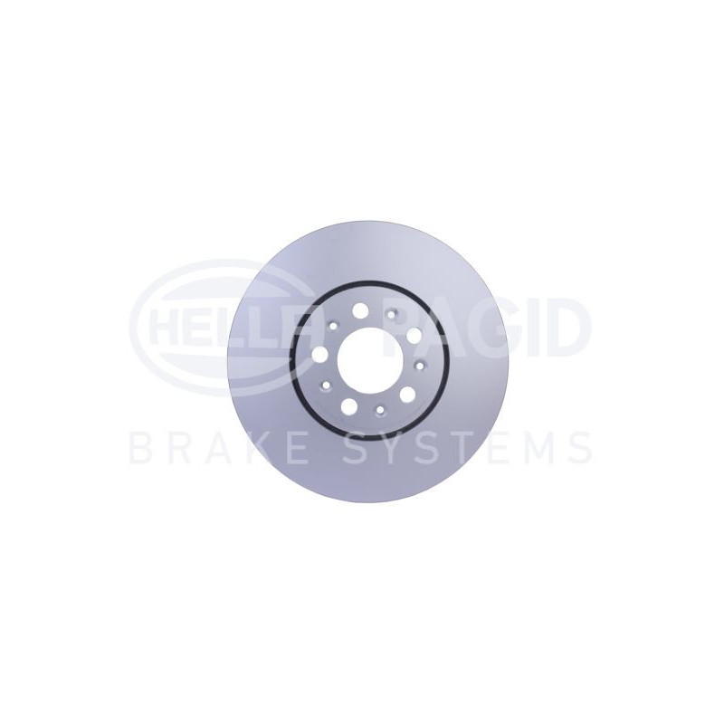Disco freno asse anteriore - HELLA BRAKE