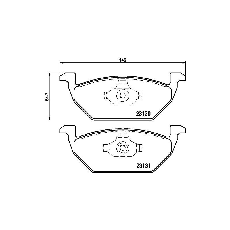 Pastiglie freno asse anteriore - HELLA BRAKE