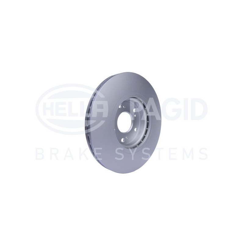 Disco freno asse anteriore - HELLA BRAKE