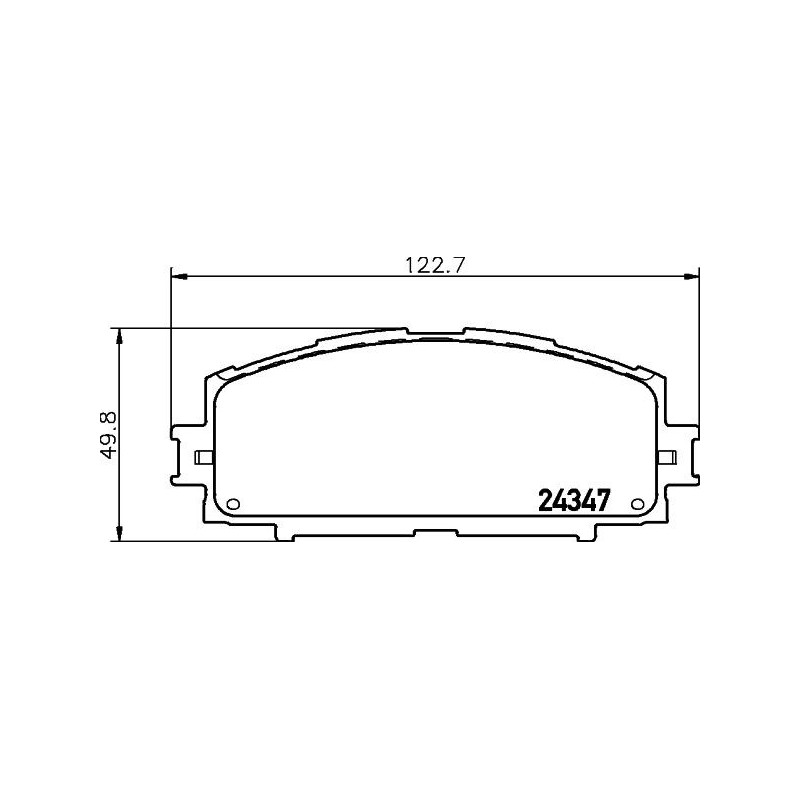 Pastiglie freno asse anteriore - HELLA BRAKE