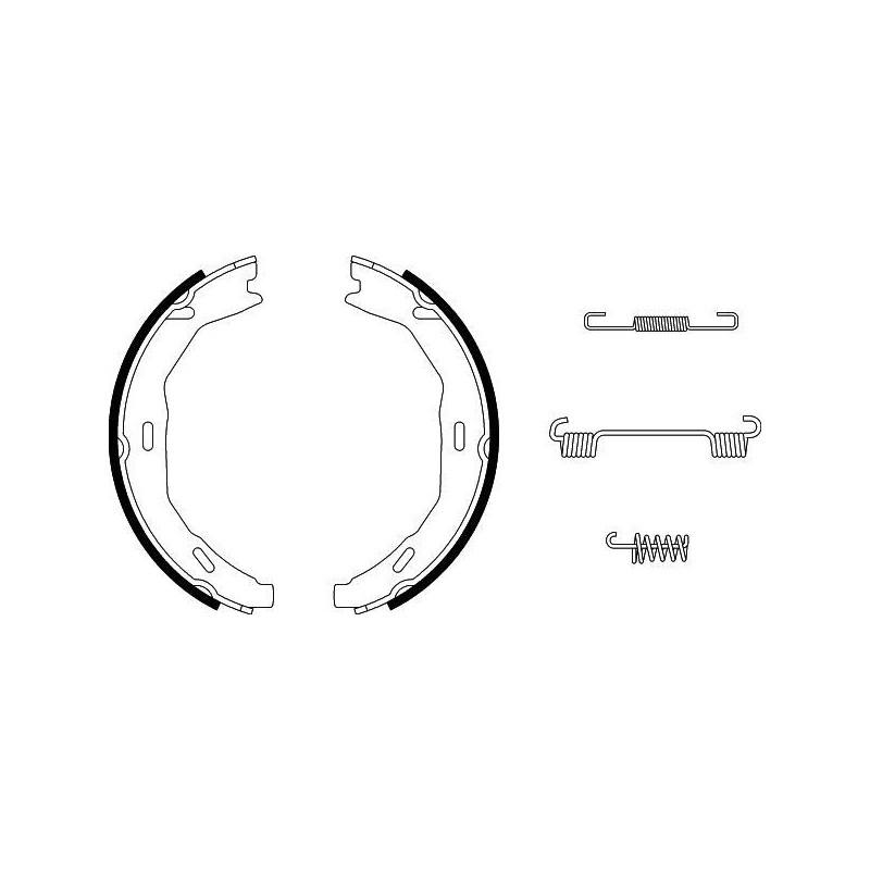 Ganasce freno - HELLA BRAKE