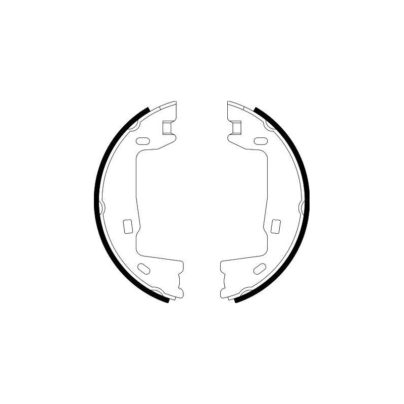 Ganasce freno - HELLA BRAKE