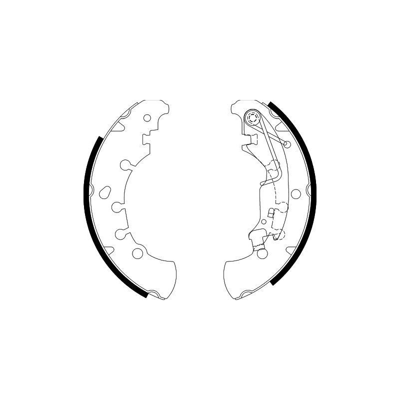 Ganasce freno - HELLA BRAKE