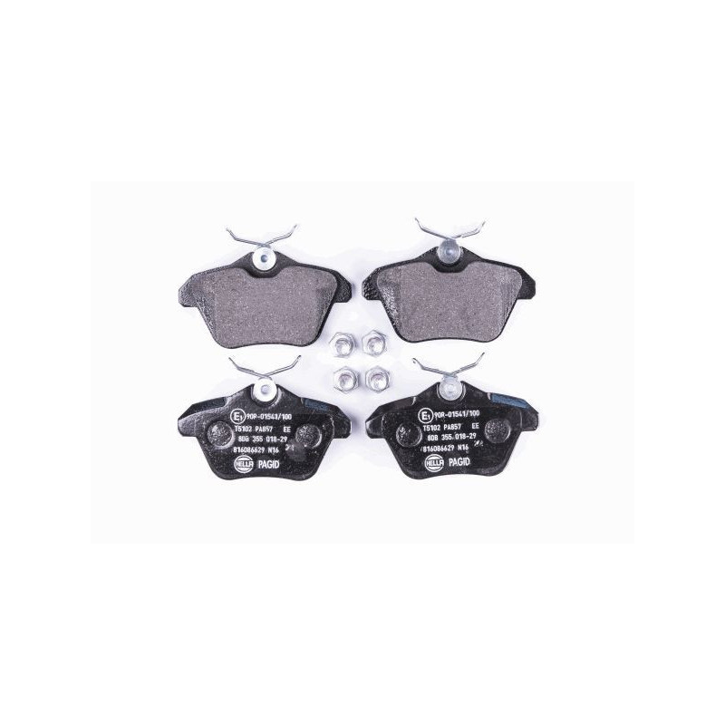 Pastiglie freno asse posteriore - HELLA BRAKE