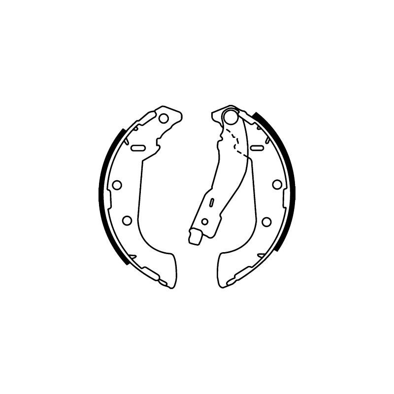 Ganasce freno - HELLA BRAKE