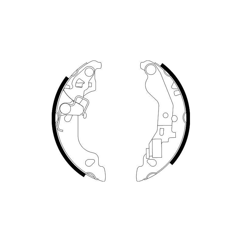 Ganasce freno - HELLA BRAKE