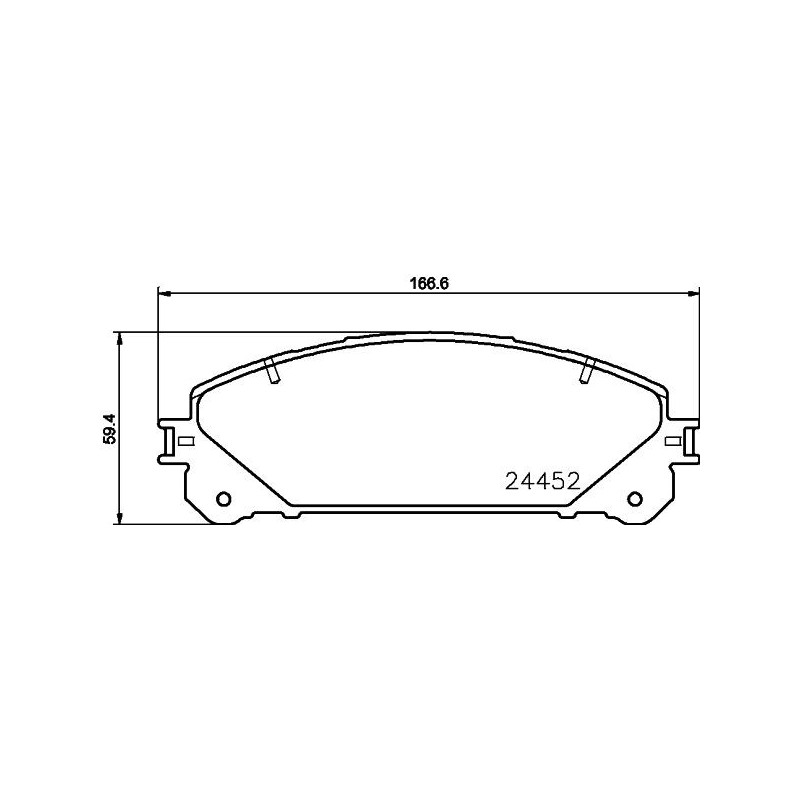 Pastiglie freno asse anteriore - HELLA BRAKE